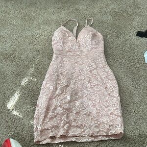 Pink formal dress